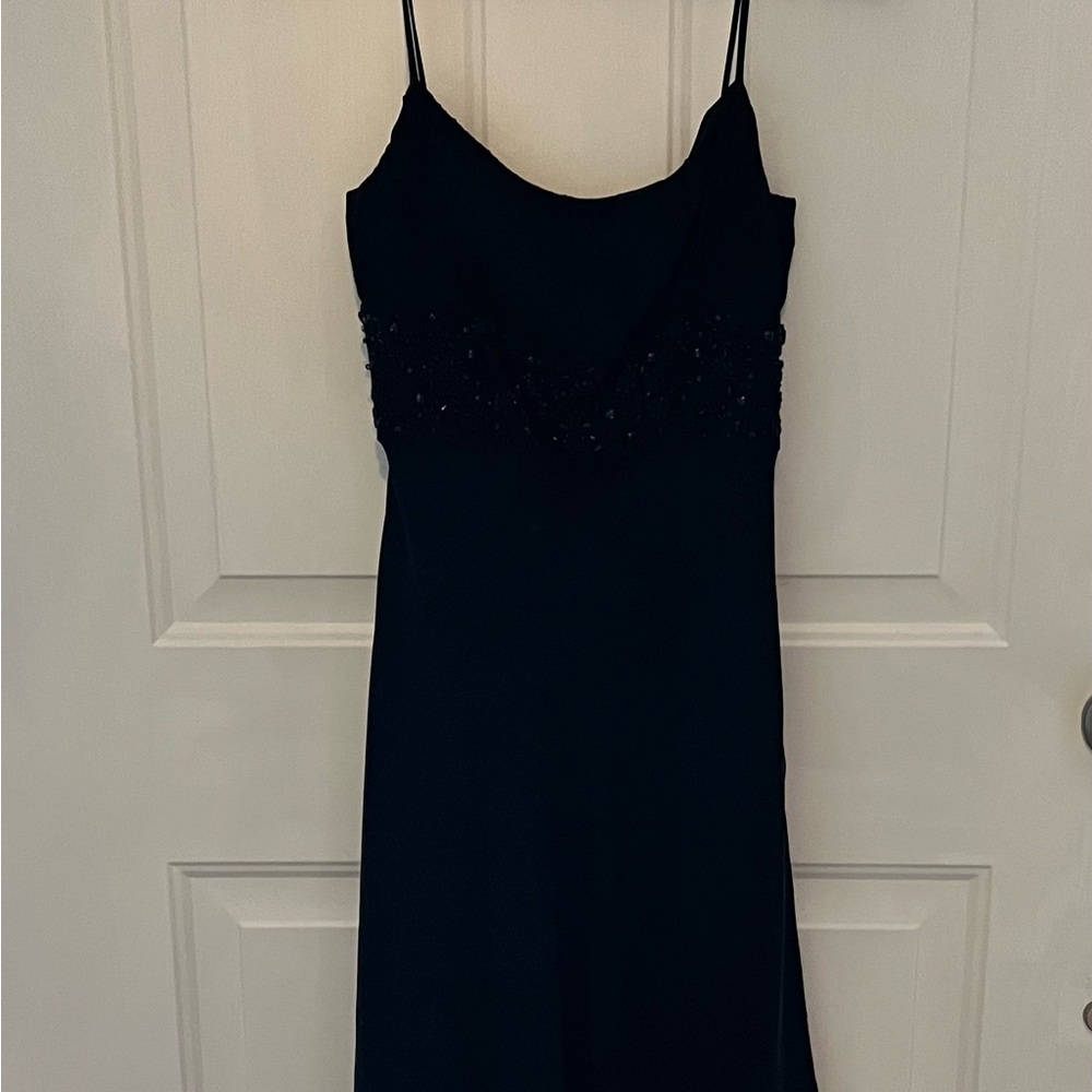 Black Ann Taylor Petites Dress - Elegant Evening Wear
